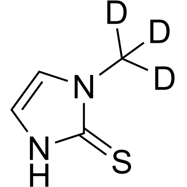 Methimazole-d<sub>3</sub> Chemical Structure
