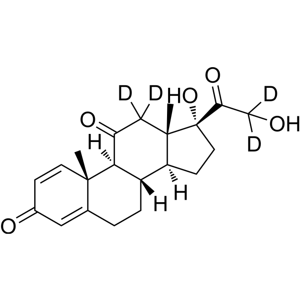 Prednisone-d<sub>4</sub> Chemical Structure