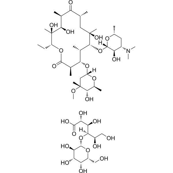 Erythromycin lactobionate Chemical Structure