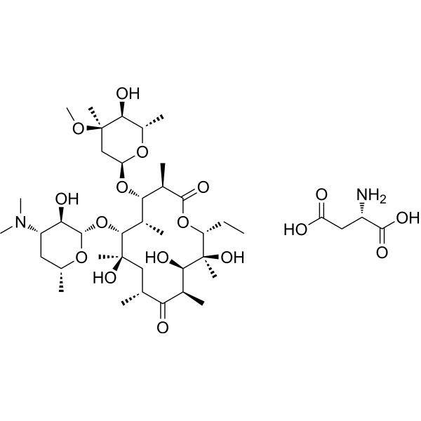 Erythromycin (aspartate) Chemical Structure