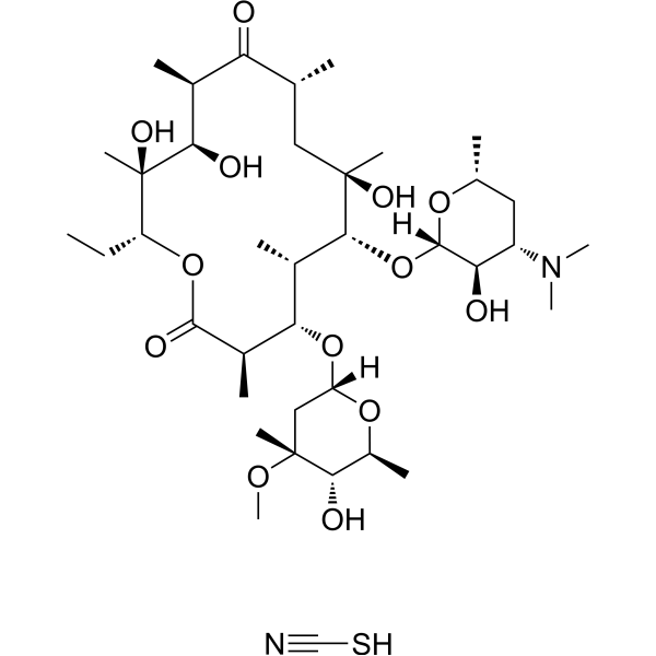 <em>Erythromycin</em> thiocyanate