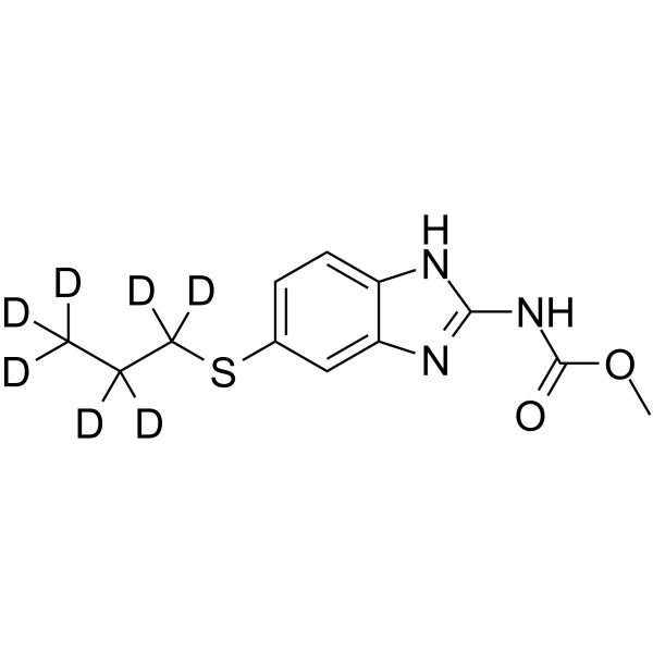 Albendazole-d<sub>7</sub> Chemical Structure