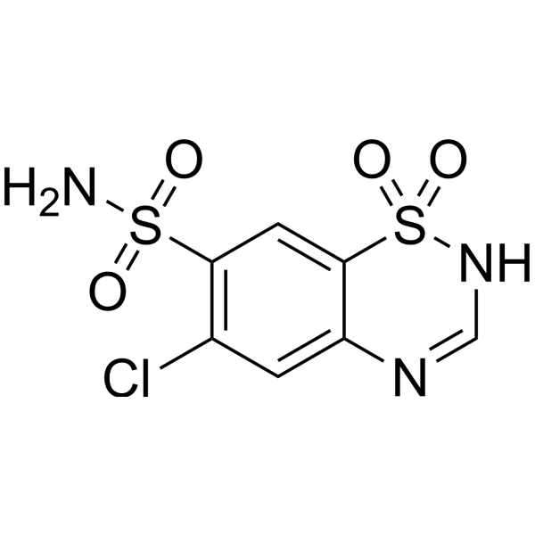 Chlorothiazide (Standard) Chemical Structure