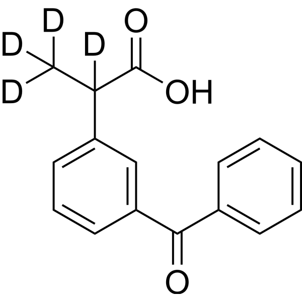 Ketoprofen-d<sub>4</sub> Chemical Structure
