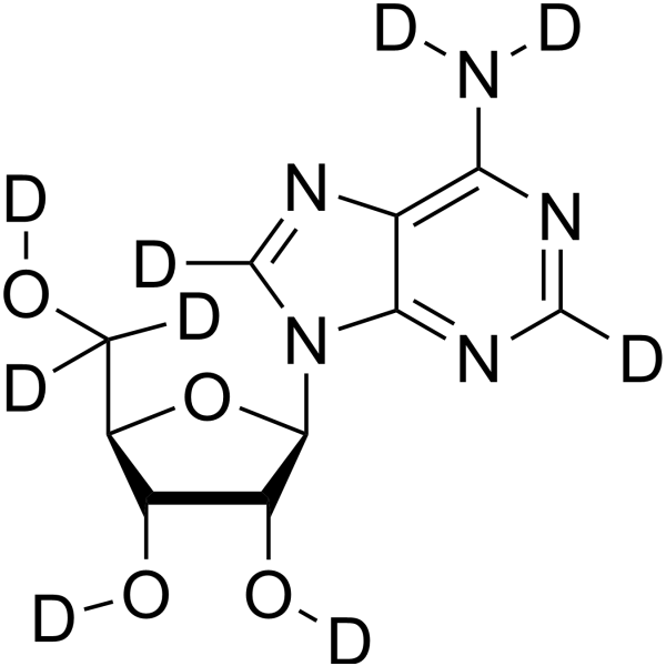 Adenosine-d<sub>9</sub> Chemical Structure
