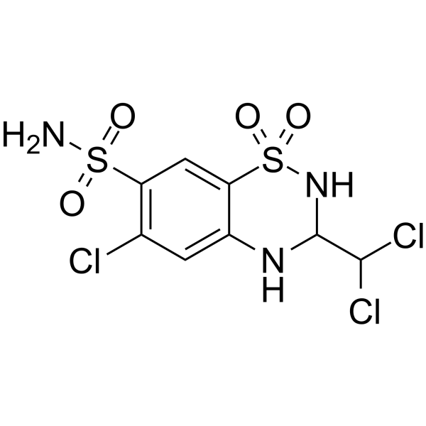 Trichlormethiazide Chemical Structure