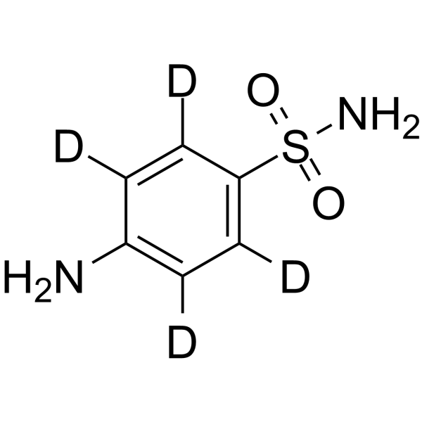 Sulfanilamide-d<sub>4</sub> Chemical Structure