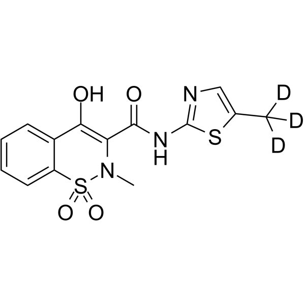 Meloxicam-d<sub>3</sub>-1 Chemical Structure