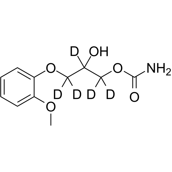 Methocarbamol-d<sub>5</sub> Chemical Structure