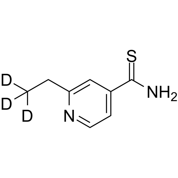 Ethionamide-d<sub>3</sub> Chemical Structure