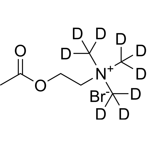 Acetylcholine-d<sub>9</sub> bromide Chemical Structure
