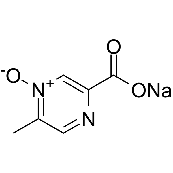 Acipimox sodium Chemical Structure