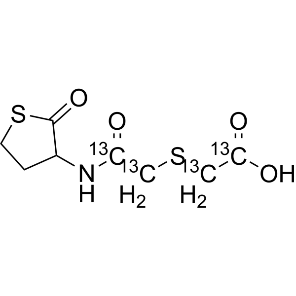 Erdosteine-<sup>13</sup>C<sub>4</sub> Chemical Structure