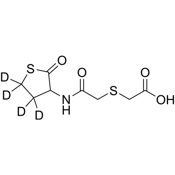 Erdosteine-d<sub>4</sub> Chemical Structure