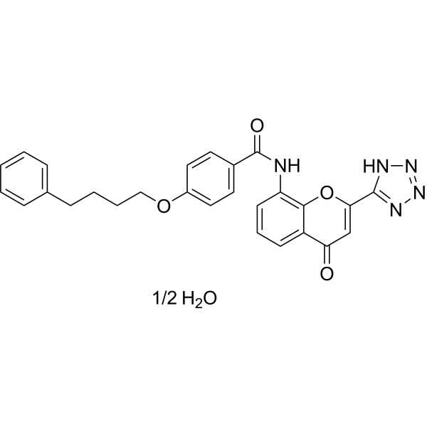 Pranlukast hemihydrate Chemical Structure