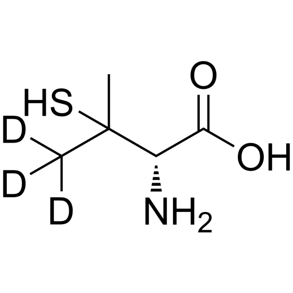 Penicillamine-d<sub>3</sub> Chemical Structure