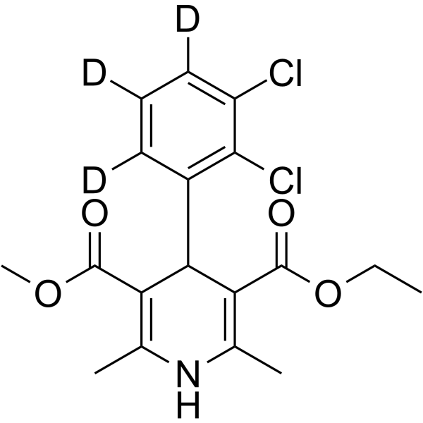 Felodipine-d<sub>3</sub> Chemical Structure