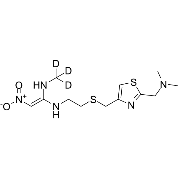 Nizatidine-d<sub>3</sub> Chemical Structure