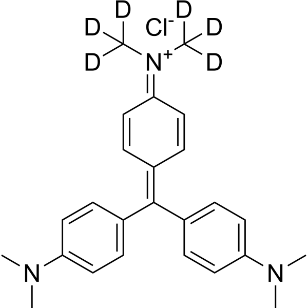 Crystal Violet-d<sub>6</sub> Chemical Structure