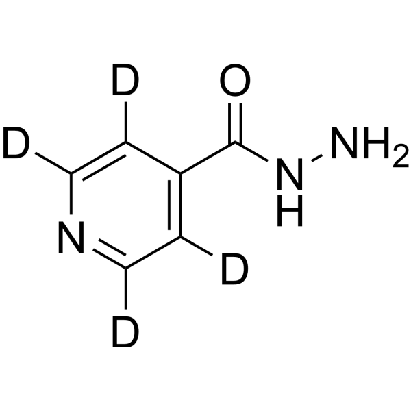 Isoniazid-d<sub>4</sub> Chemical Structure
