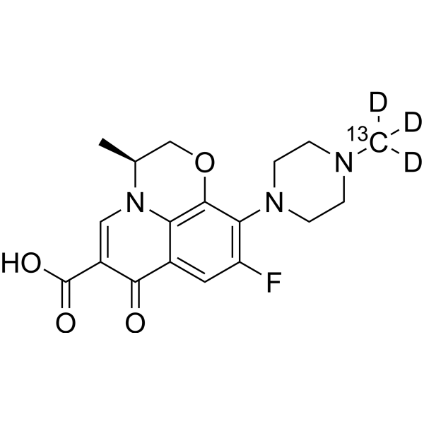 Levofloxacin-<em>13</em><em>C,d</em><em>3</em>
