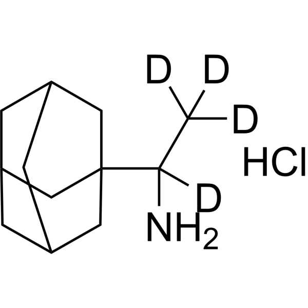 Rimantadine-d<sub>4</sub> hydrochloride Chemical Structure