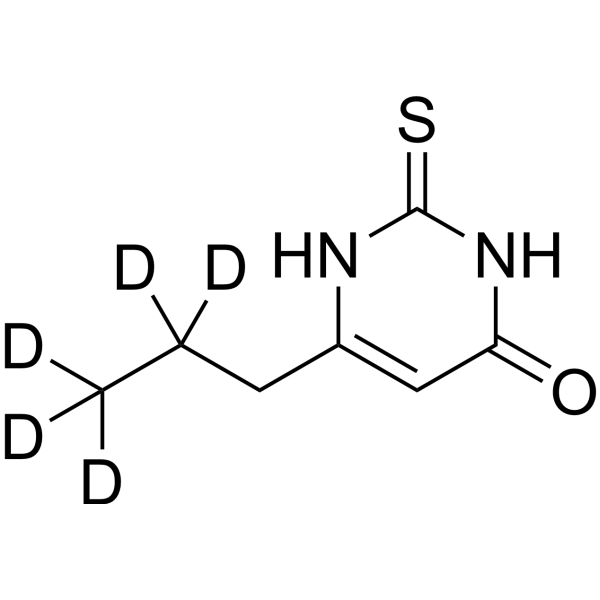 Propylthiouracil-d<sub>5</sub> Chemical Structure