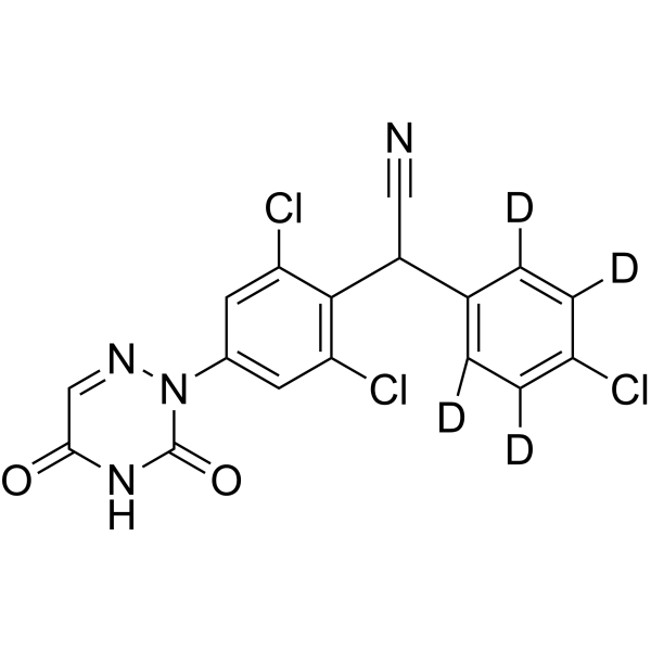 Diclazuril-d<sub>4</sub> Chemical Structure