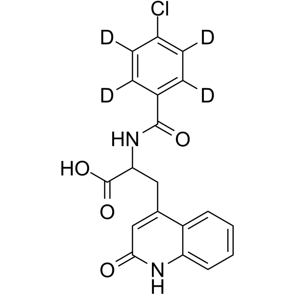 Rebamipide-d<sub>4</sub> Chemical Structure