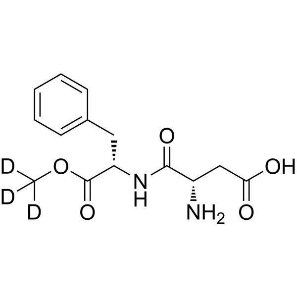 Aspartame-d<sub>3</sub> Chemical Structure