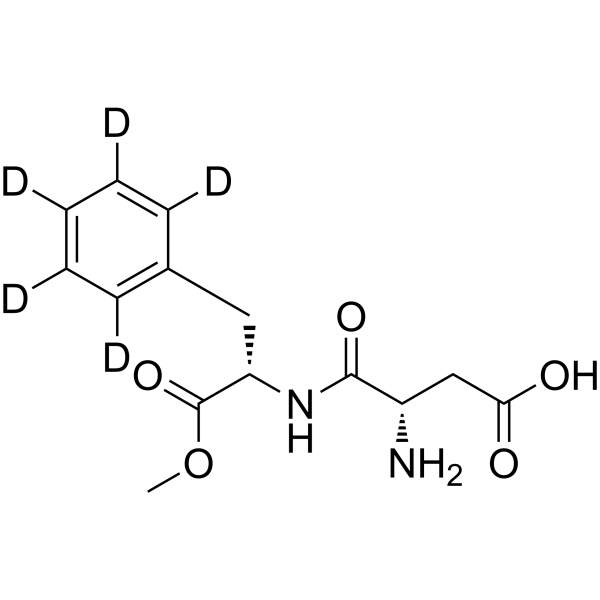 Aspartame-d<sub>5</sub> Chemical Structure