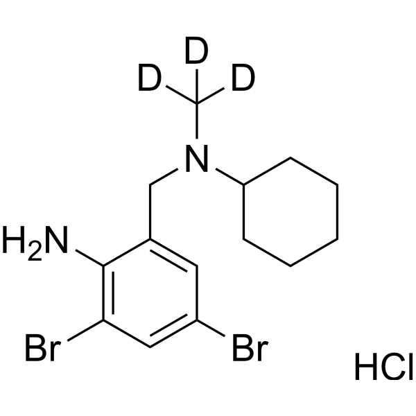 Bromhexine-d<sub>3</sub> hydrochloride Chemical Structure