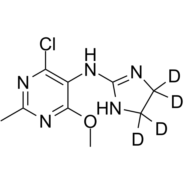 Moxonidine-d<sub>4</sub> Chemical Structure