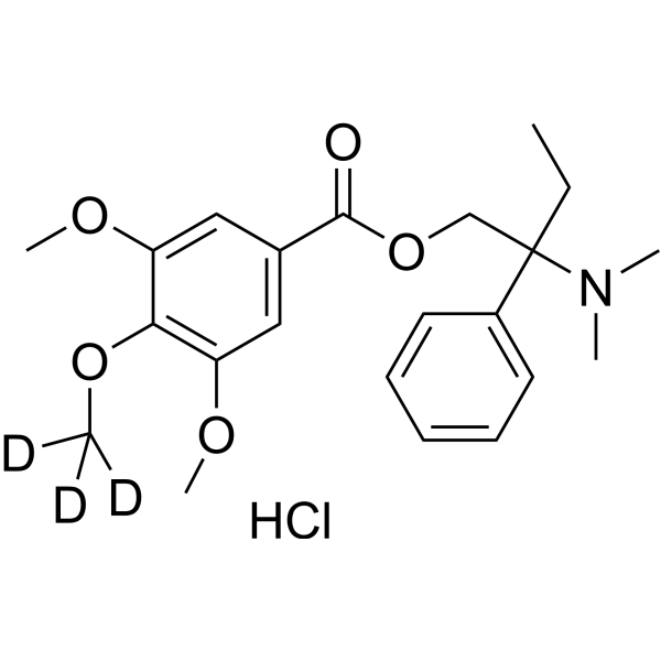 Trimebutine-d<sub>3</sub> hydrochloride Chemical Structure