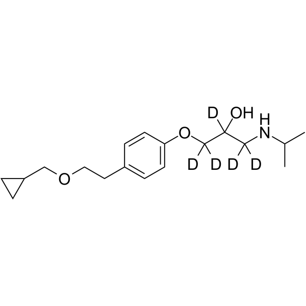 Betaxolol-d<sub>5</sub> Chemical Structure