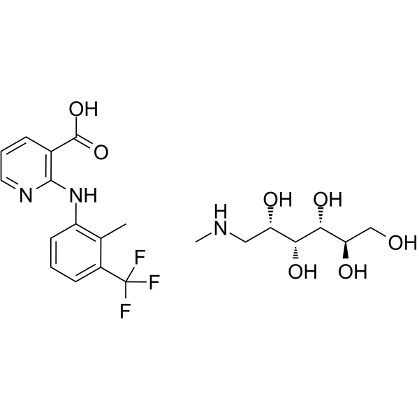 Flunixin meglumine Chemical Structure