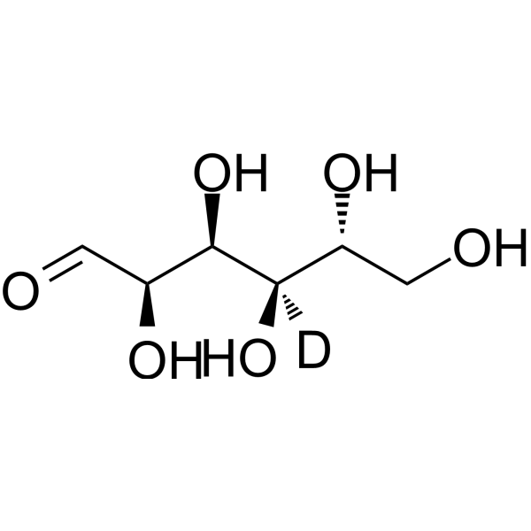D-Glucose-d<sub>1</sub> Chemical Structure