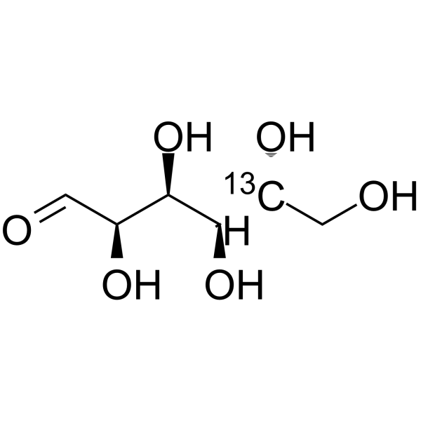 D-Glucose-<sup>13</sup>C-2 Chemical Structure