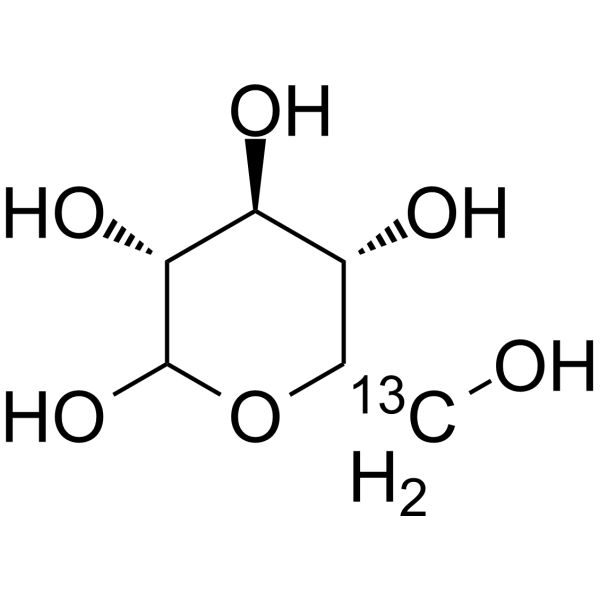 D-Glucose-<sup>13</sup>C-5 Chemical Structure