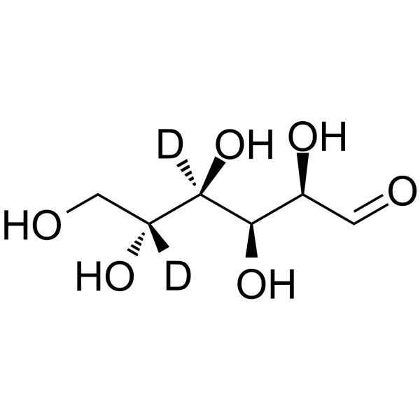 D-Glucose-d<sub>2</sub>-1 Chemical Structure