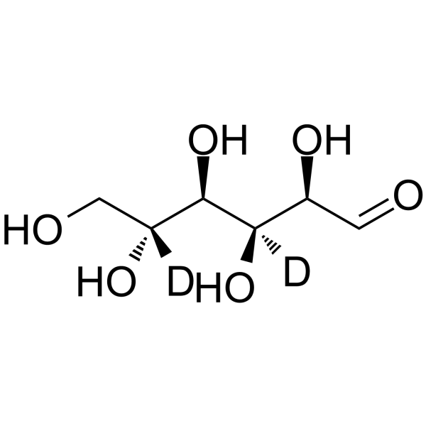 D-Glucose-d<sub>2</sub>-2 Chemical Structure