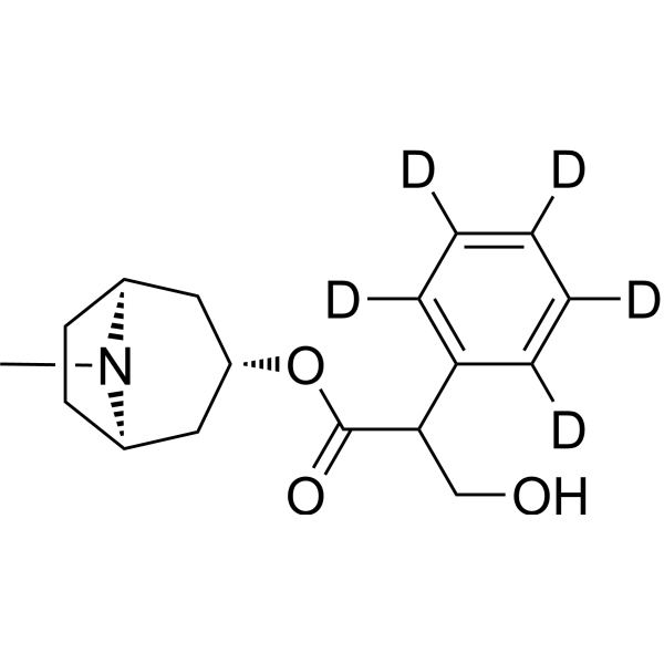 Atropine-d<sub>5</sub> Chemical Structure