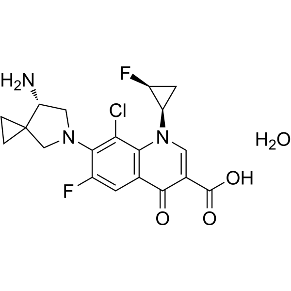 Sitafloxacin monohydrate Chemical Structure