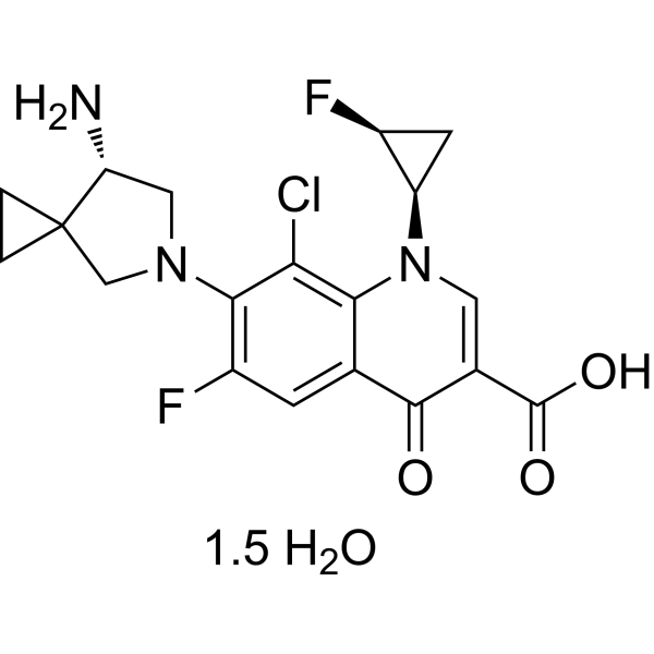 Sitafloxacin hydrate Chemical Structure