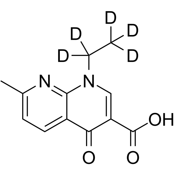 Nalidixic Acid-d<sub>5</sub> Chemical Structure