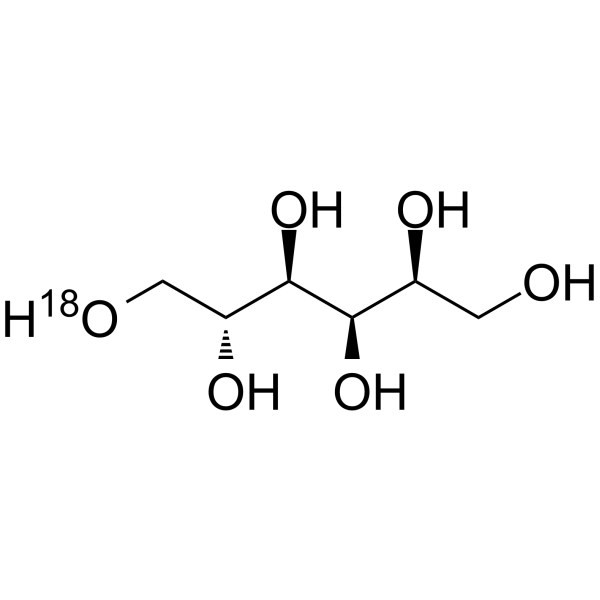 D-Sorbitol-<sup>18</sup>O-1 Chemical Structure