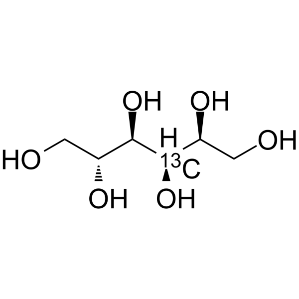 D-Sorbitol-<sup>13</sup>C-1 Chemical Structure