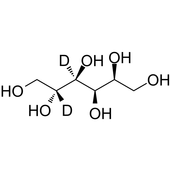 D-Sorbitol-d<sub>2</sub>-1 Chemical Structure