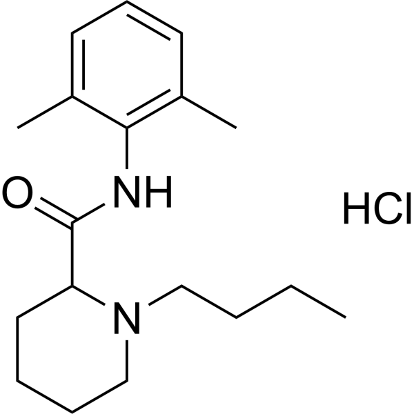 Bupivacaine hydrochloride (Standard) Chemical Structure