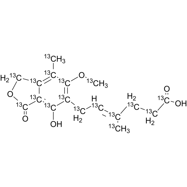 Mycophenolic acid-<em>13</em><em>C</em>17